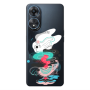 Oppo A 98 Abstract 50 Transparent Silicone TPU Θήκη