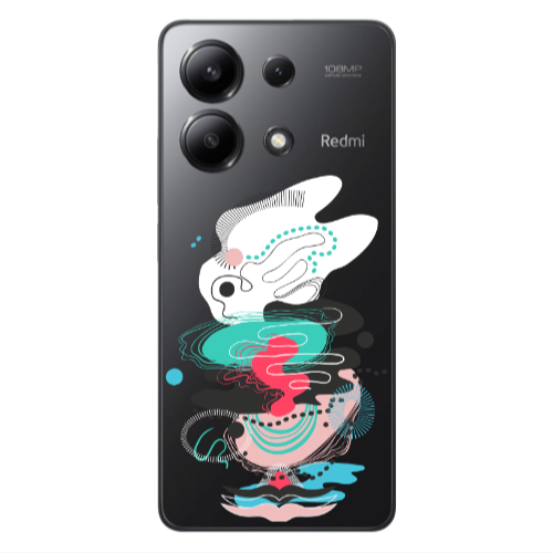 Xiaomi Redmi Note 13 4G Abstract 50 Transparent Silicone TPU Θήκη
