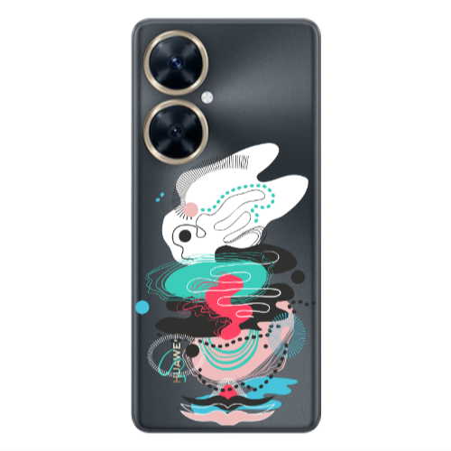 Huawei Nova 11i Abstract 50 Transparent Silicone TPU Θήκη