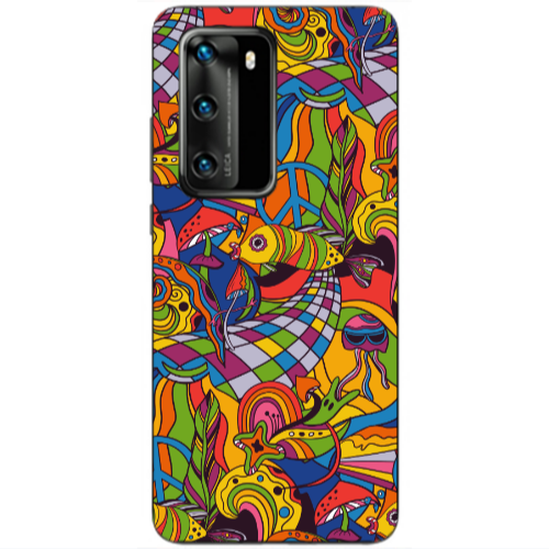 Huawei P40 9578 Transparent Silicone TPU Θήκη