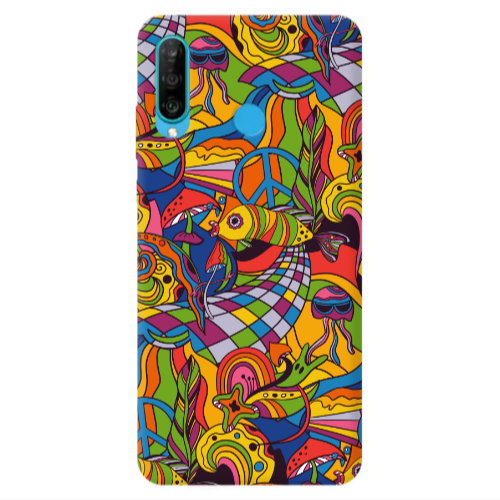 Huawei P30 Lite 9578 Transparent Silicone TPU Θήκη