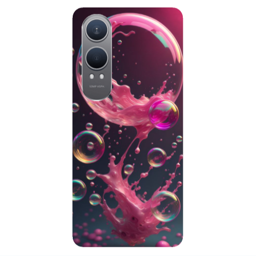 Oneplus Nord Ce 4 lite Pink balloon Transparent Silicone TPU Θήκη