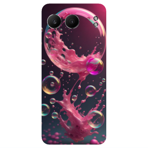 Oneplus Nord 4 Pink balloon Transparent Silicone TPU Θήκη
