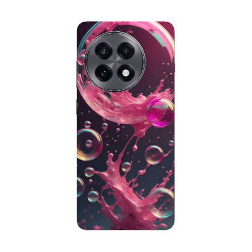 Oneplus 13 5G Pink balloon Transparent Silicone TPU Θήκη