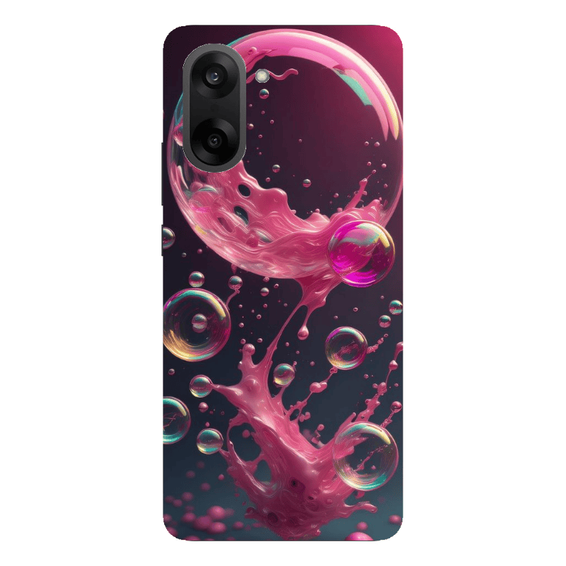 Oneplus Nord CE 5 Pink balloon Transparent Silicone TPU Θήκη