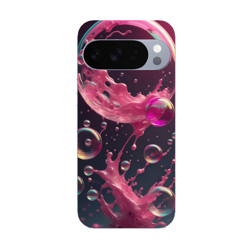 Google Pixel 10 Pro XL Pink balloon Transparent Silicone TPU Θήκη