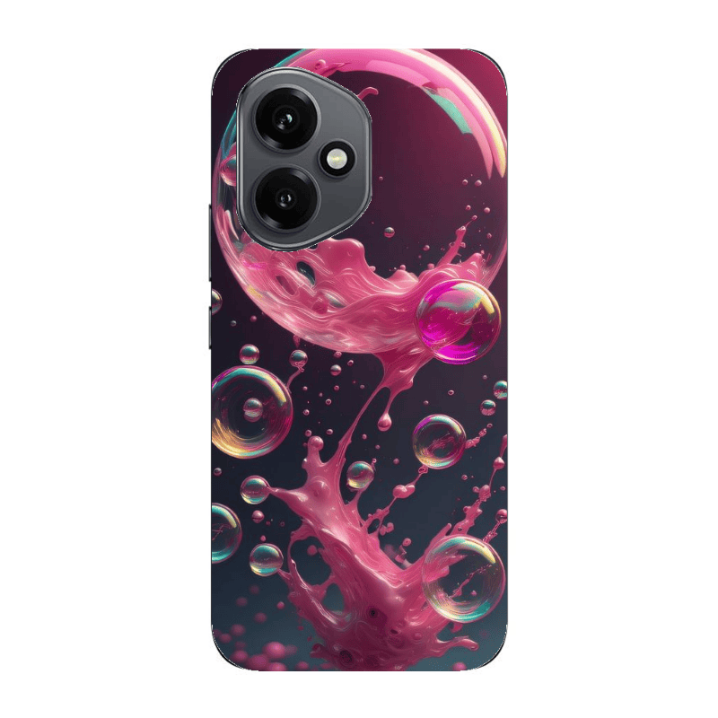 Honor Magic 400 Pink balloon Transparent Silicone TPU Θήκη