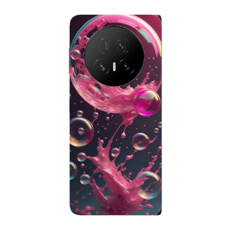 Honor Magic V5 Pink balloon Transparent Silicone TPU Θήκη