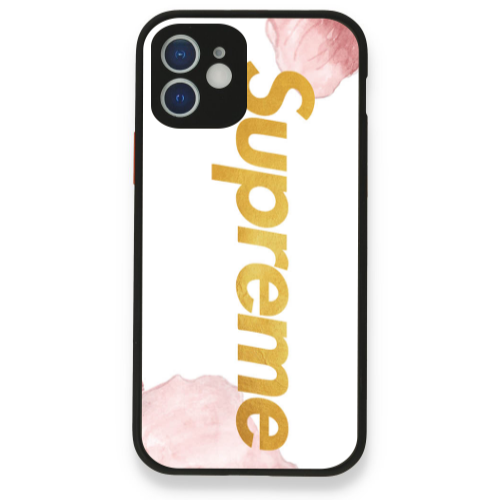 Apple iPhone 12 Abstract 58 Black Glossy Θήκη