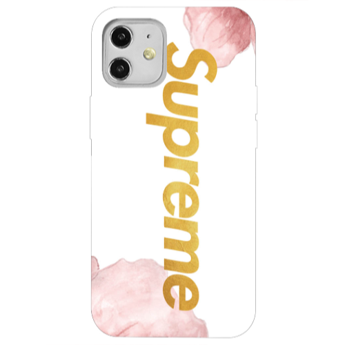 Apple iPhone 12 Abstract 58 Dark blue Colored Silicone TPU Θήκη