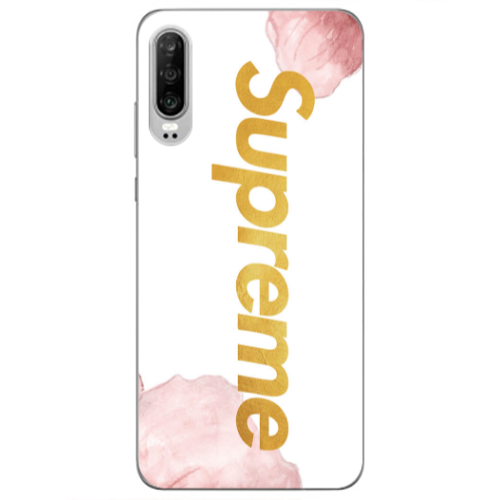 Huawei P30 Abstract 58 Transparent Silicone TPU Θήκη
