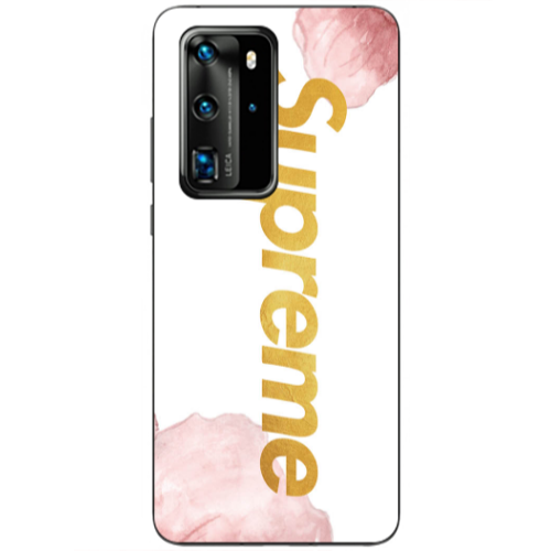 Huawei P40 Pro Abstract 58 Transparent Silicone TPU Θήκη