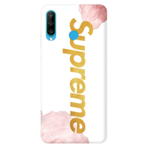 Huawei P30 Lite Abstract 58 Transparent Silicone TPU Θήκη