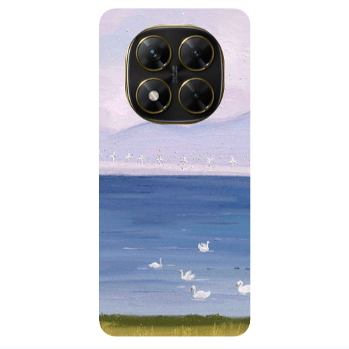 Xiaomi Poco X7 Swan Lake Transparent Silicone TPU Θήκη