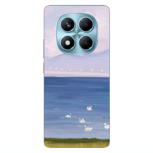 Xiaomi Redmi Note 14 Pro Swan Lake Transparent Silicone TPU Θήκη