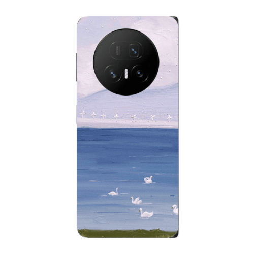 Honor Magic V5 Swan Lake Transparent Silicone TPU Θήκη