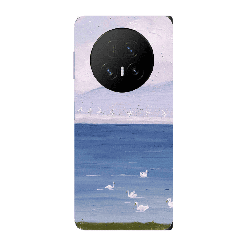 Honor Magic V5 Swan Lake Transparent Silicone TPU Θήκη
