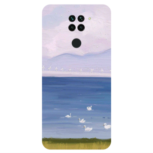 Xiaomi Redmi Note 9 Swan Lake Transparent Silicone TPU Θήκη