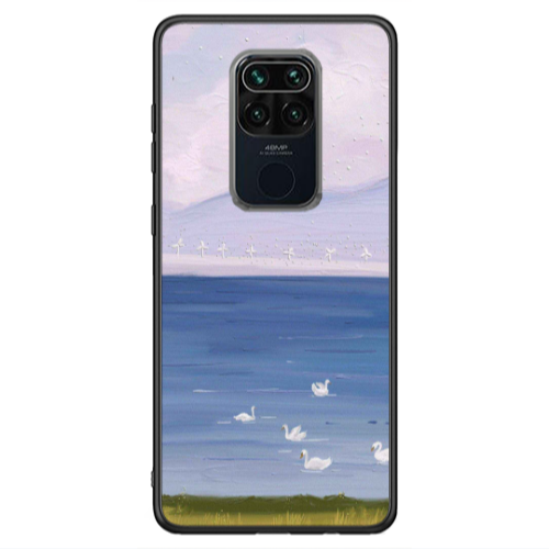 Xiaomi Redmi Note 9 Swan Lake Black Glossy Θήκη