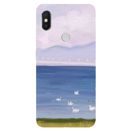 Xiaomi Redmi S2 Swan Lake Transparent Silicone TPU Θήκη