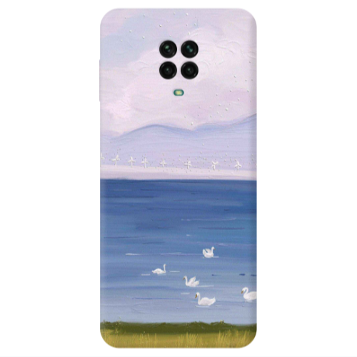 Xiaomi Redmi Note 9S Swan Lake Transparent Silicone TPU Θήκη