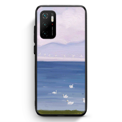 Xiaomi Poco M3 Pro Swan Lake Black Glossy Θήκη