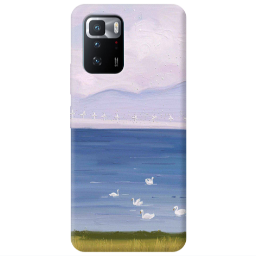 Xiaomi Poco X3 GT Swan Lake Transparent Silicone TPU Θήκη