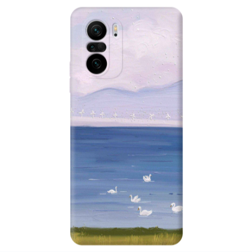 Xiaomi Poco F3 Swan Lake Transparent Silicone TPU Θήκη
