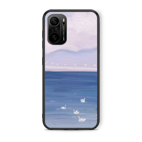 Xiaomi Poco F3 Swan Lake Black Glossy Θήκη