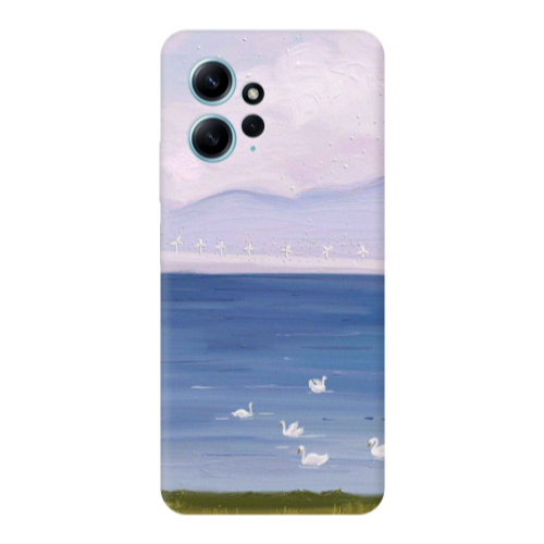 Xiaomi Redmi Note 12 4G Swan Lake Transparent Silicone TPU Θήκη