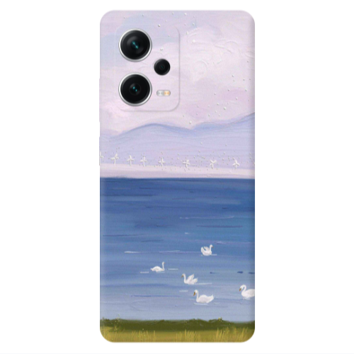 Xiaomi Redmi Note 12 5G Swan Lake Transparent Silicone TPU Θήκη