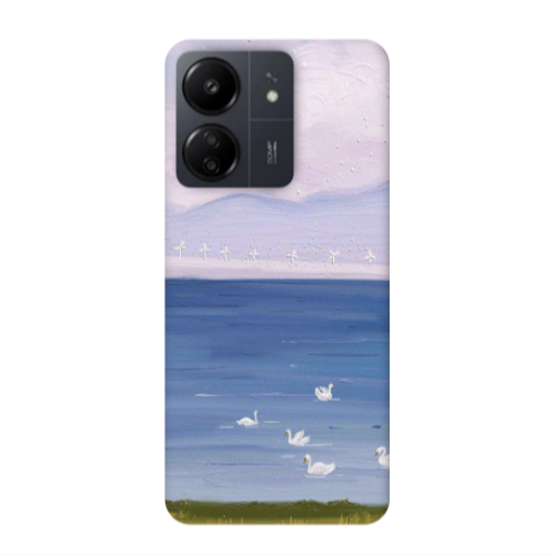Xiaomi Redmi 13C Swan Lake Transparent Silicone TPU Θήκη