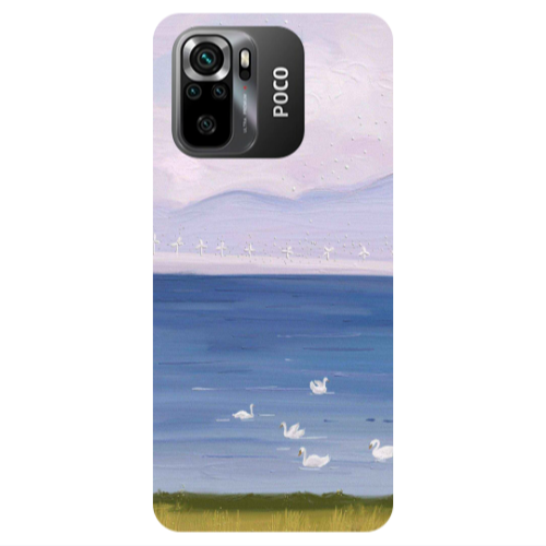 Xiaomi Poco M5 s Swan Lake Transparent Silicone TPU Θήκη