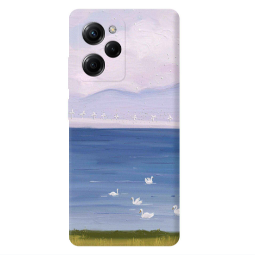 Xiaomi Poco X5 Pro Swan Lake Transparent Silicone TPU Θήκη