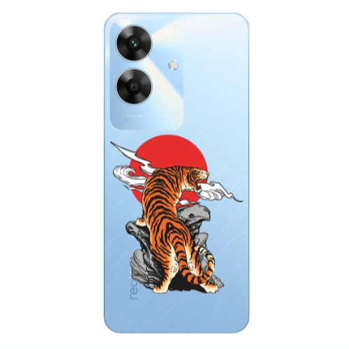 Realme Note 60 Angry Gorilla Transparent Silicone TPU Θήκη