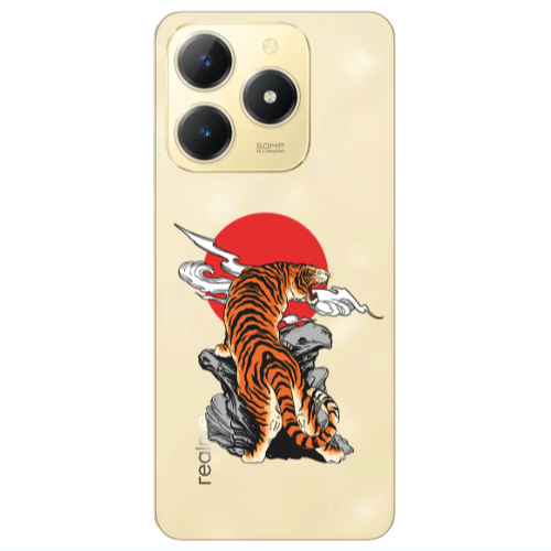 Realme C61 Angry Gorilla Transparent Silicone TPU Θήκη