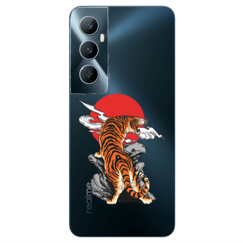Realme C65 Angry Gorilla Transparent Silicone TPU Θήκη