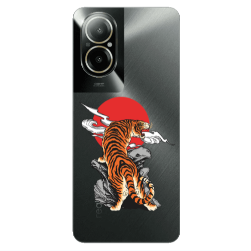 Realme C67 Angry Gorilla Transparent Silicone TPU Θήκη