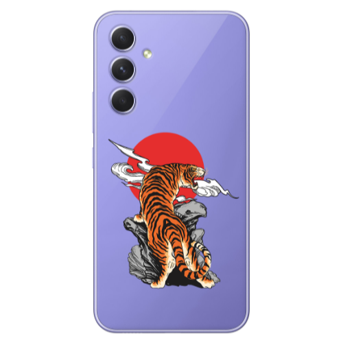 Samsung A56 Angry Gorilla Transparent Silicone TPU Θήκη