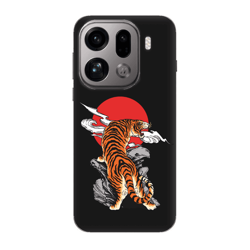 Oppo Find X9 Pro Angry Gorilla Black Colored Silicone TPU Θήκη