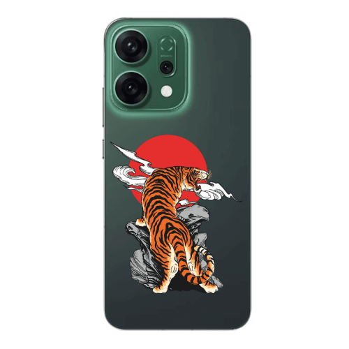 Oppo RENO 14 Angry Gorilla Transparent Silicone TPU Θήκη