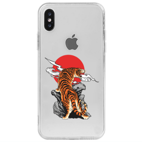 Apple iPhone X Angry Gorilla Transparent Silicone TPU Θήκη