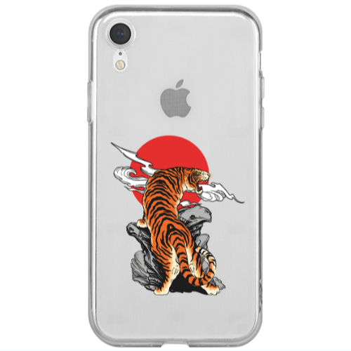 Apple iPhone Xr Angry Gorilla Transparent Silicone TPU Θήκη