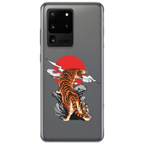 Samsung S20 Ultra Angry Gorilla Transparent Silicone TPU Θήκη
