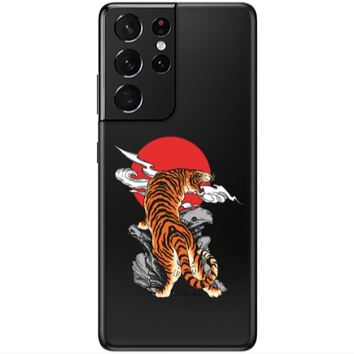 Samsung S21 Ultra Angry Gorilla Transparent Silicone TPU Θήκη