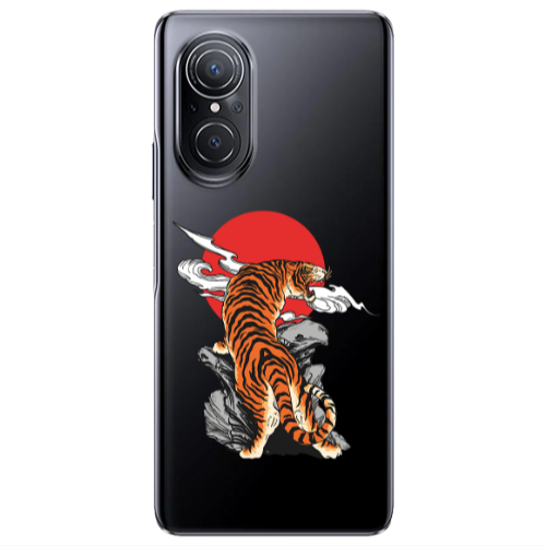 Huawei Nova 9 SE Angry Gorilla Transparent Silicone TPU Θήκη