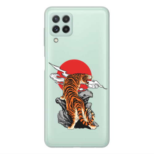 Samsung A22 4G Angry Gorilla Transparent Silicone TPU Θήκη