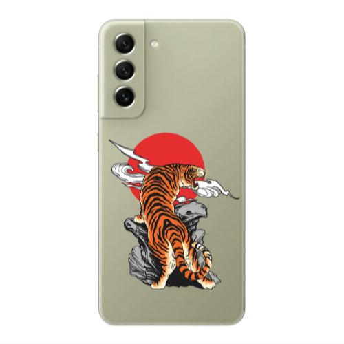 Samsung S21 FE Angry Gorilla Transparent Silicone TPU Θήκη