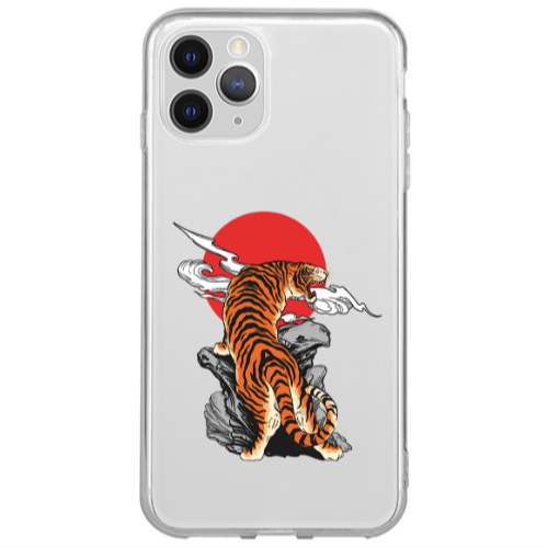 Apple iPhone 12 Pro Max Angry Gorilla Transparent Silicone TPU Θήκη