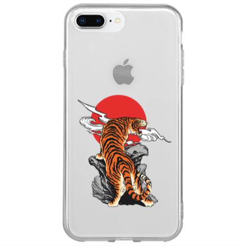 Apple iPhone 7 Plus Angry Gorilla Transparent Silicone TPU Θήκη